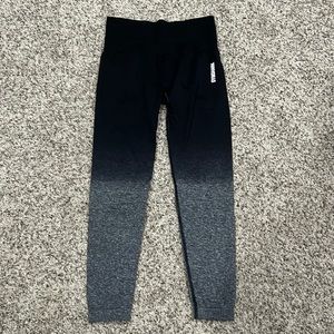 Black Adapt ombré seamless Gymshark leggings